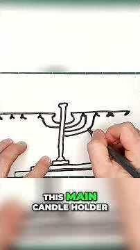 Drawing a Menorah Embrace Imperfection & Handmade Vibes!
