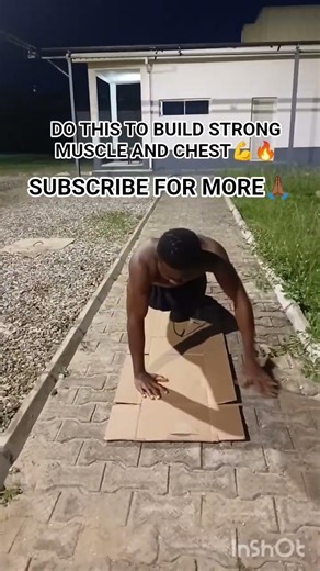 DO THIS TO BUILD STRONG MUSCLE AND CHEST💪🔥 #bodybuilding #pushups #fitness #workout #motivation