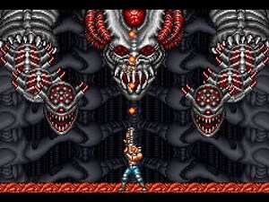 Contra III - The Alien Wars [Hard] Stage 6 {Final Stage} (NO DEATH/Machine Gun Only/No Bombs)