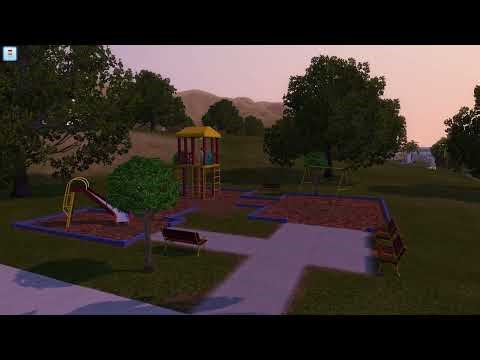 The Sims 3 Showtime - Starlight Shores - 11 Los Sueños Strip - Tot Spot Playground (Small Park)