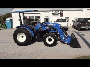 2015 New Holland Workmaster 70 Open Station Tractor w/ Loader!
