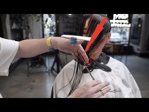 Butterfly Haircut on long hair