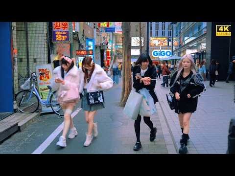 4K HDR Japan travel 2026 | Walk in Shinjuku（新宿）Tokyo Japan | City ambience Nature for relaxing
