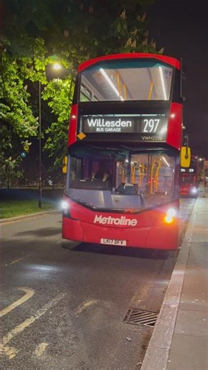 London Bus Route 297 Metroline Wright Eclipse Gemini 3 #shotoniphone16promax #londonbus