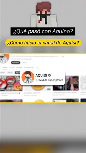 ¿Cómo se creó AQUISI? 😱 La Historia de Aquino #aquino #minecraft #youtube