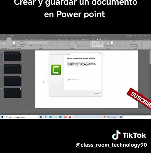 En este vídeo aprenderás a crear y guardar un Documento en Powerpoint. #informatica📱💻🖱 #diseñografico #Powerpoint #emprendedor