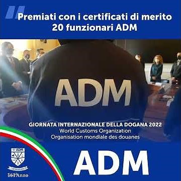 Giornata internazionale della Dogana 2022 - Premiati 20 funzionari ADM