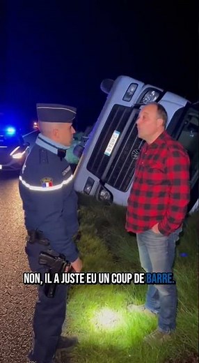 Gendarme et chauffeur: La sieste imprévue du camion 😴