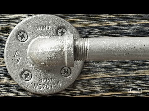 Painting Metal Pipes: Rust-Oleum Industrial Steel Finish