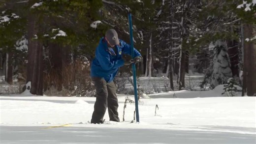 California's 1st snow survey of the season measures snowpack so far after recent storms