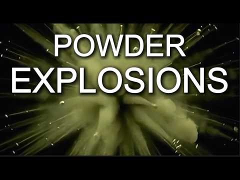 Muted Powder Explosions 🤍💨 | 1 Hour Silent Screensaver | 4K Soft Abstract Visual