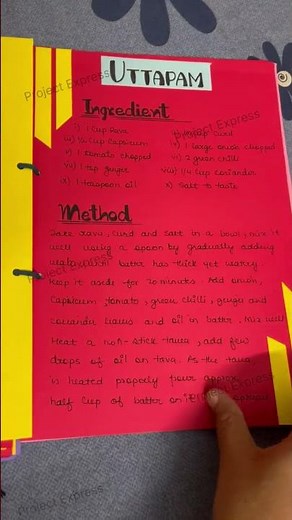 Home Science Project Recipes Class 12 | CBSE 2025-26 File Ideas | Easy & Creative Project File 💯✨