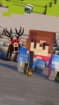 Rock Climbing vs DEER MONSTER in Minecraft