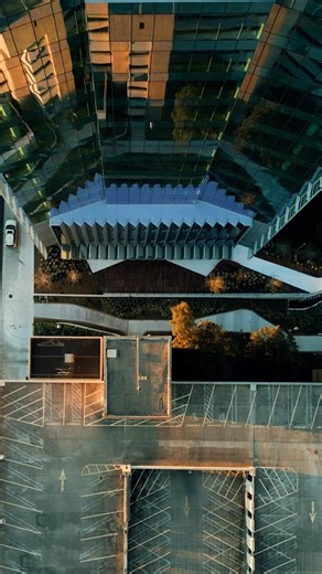 Flying over buildings in a big city - Free Stock Video