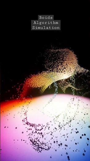 Flocking Behaviour Simulation | Boids Algorithm In Unreal Engine 5 #Shorts