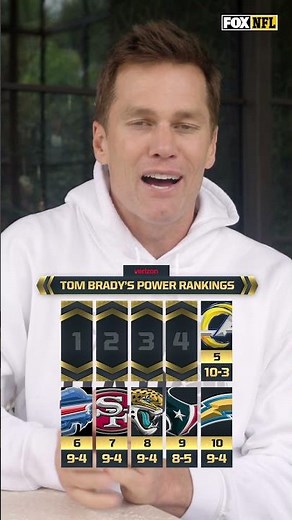 Tom Brady's Power Rankings for Week 14 🚨