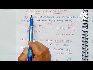 Mechanism of Addition Polymerization