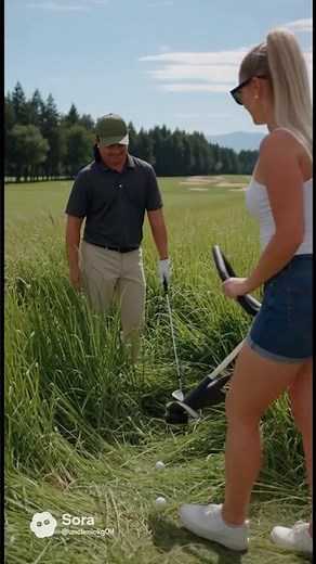 Lost footage of the internet invitational controversy with Paige #golf #youtube #goodgood #barstool