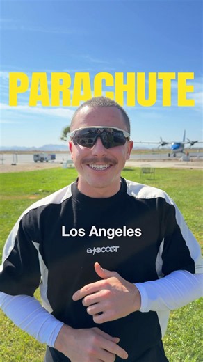 J’ai sauté en parachute pour la première fois à Los Angeles 🪂
