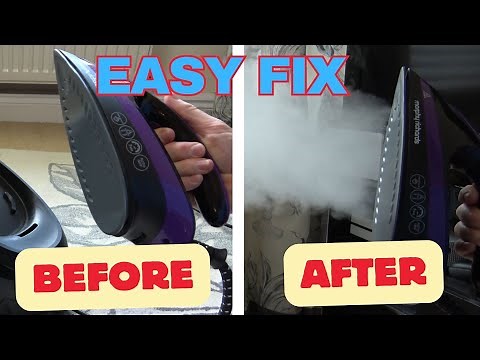 How to FIX a Steam Generator Iron Which Doesn't Steam - NO STEAM FROM IRON
