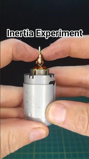 Inertia Experiment with a Stuck Motor
