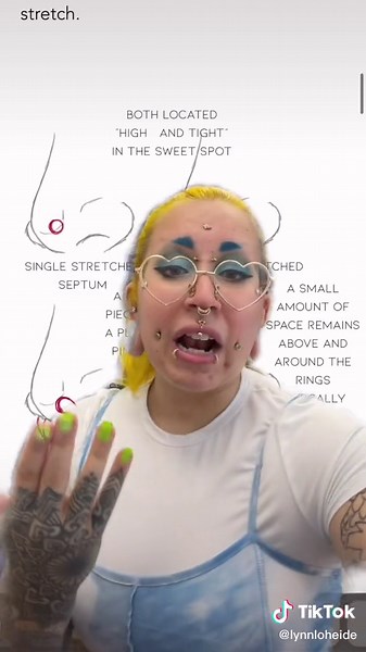 Reply to @lynnloheide #greenscreen #septum #septumpiercing | Septum Stretching