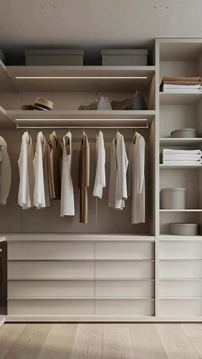 Voici quelques idées pour diviser un dressing ✨ . . Best cuisine #design #dresssing #mdf | Best cuisine