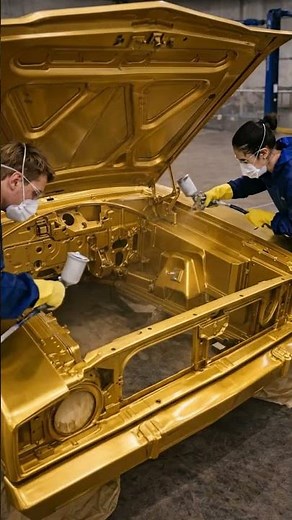 This Paint Job Saved the abandoned 1967 Dodge Charger😮 #dodgecharger #short #carpainting #painting