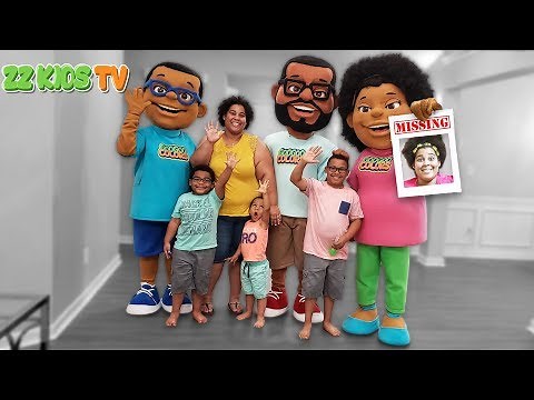 Goo Goo Mom Goes Missing The Movie! ZZ Kids TV Family Saves Mom