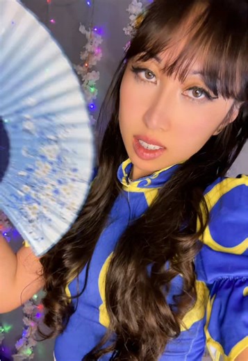 There is no chance for you to beat me! Challenge someone else 😌 #streetfighter #chunli #chunlicosplay #cosplay #anime #animetiktok