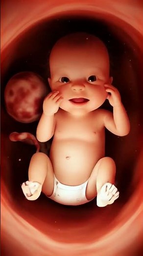 31–32 Weeks Pregnant Baby Growth in the Womb | Realistic 4K View