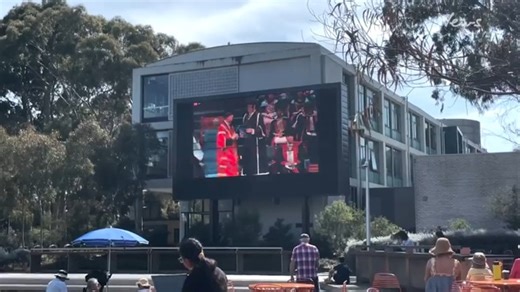 Monash University students celebrate their graduation