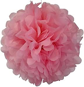 Just Artifacts Tissue Pom Pom Paper Flower Ball 16inch Baby Pink