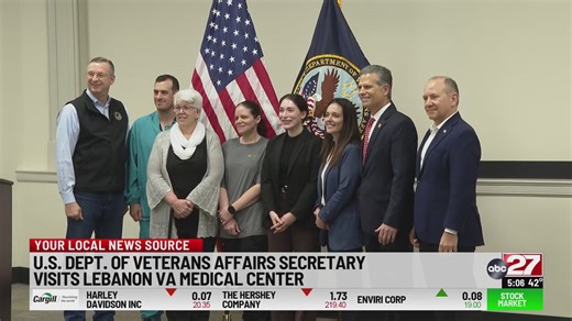 VA secretary visits Lebanon County medical center