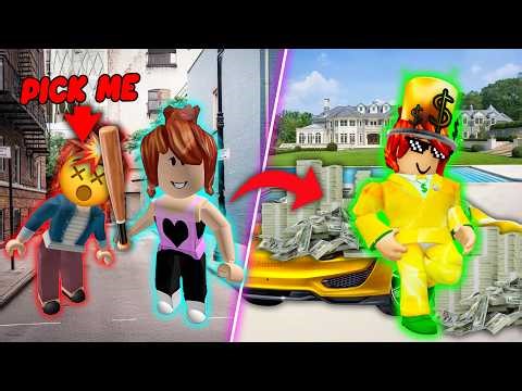 🔥 I BEAT THE PICK ME AND GOT RICH 💰 #roblox #robloxstory