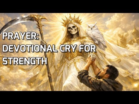 Santa Muerte Prayer: Cry For Stength #santamuerte