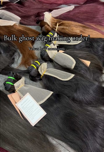 Ghost wig making service available. MOQ 5pcs and above. Text us on WhatsApp to book an appointment Location:Adenta-pantang 0264236099/0593184477 #wigmakingtutorial ##wigmakingsewingmachine #goviral #frontalinstallation #viral #tiktokghana #wetcurlyhair #wigmakingclass #sunshinepackethair #hairwig #pantanghairstylist#ghanatiktok#velvethairextensions#ghostwigmaker