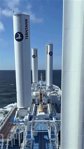 These Giant Wings Save 50% Fuel on Cargo Ships 🤯 #shorts