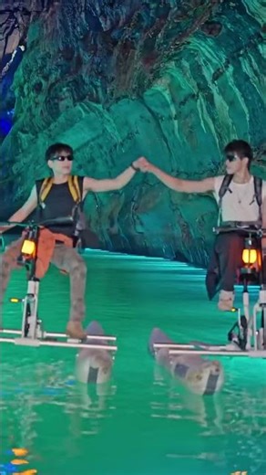 Cave Exploration by Water: Hidden Grotto Adventure#uk #place