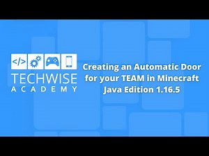 Minecraft: Use a Command Block to Create an Automatic Door for your Team in v1.16.4 Java Edition