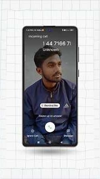 How to set a photo on incoming call screen #shorts #smartphone