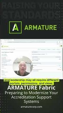 ARMATURE Fabric - Preparing to Modernize Your Accreditation Support Systems