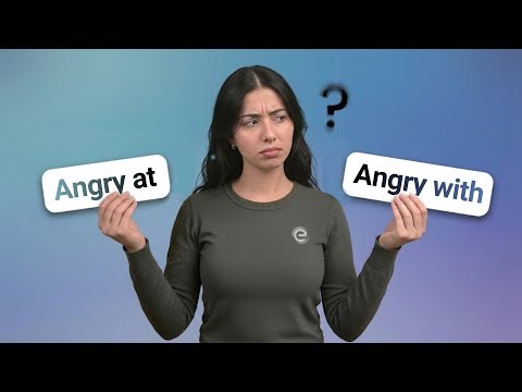 Angry at or angry with, what is the difference?