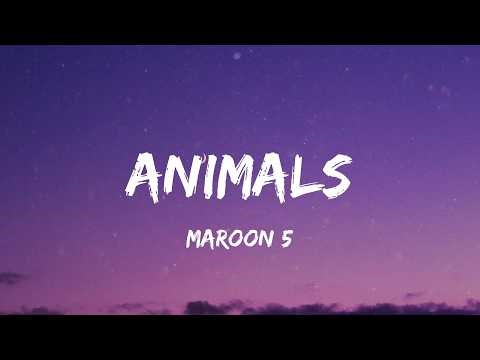 Maroon 5 - Animals (Lyric Video) | One Direction, Meghan Trainor,...