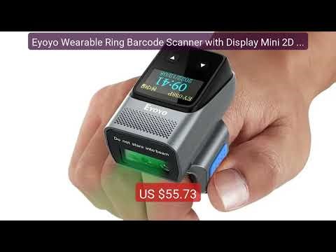 Eyoyo Wearable Ring Barcode Scanner with Display Mini 2D QR Bluetoo... — Top Rated 2026 | Buy Now!