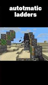Minecraft Automatic stairs That Actually Works 🤯 #minecraft #shorts#trending #famousfunny