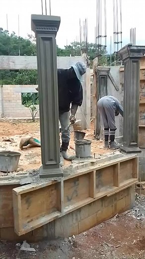 Masonry Work at Construction Site: A Close Look