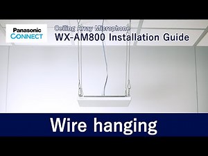 Installation Guide: Ceiling Array Microphone Wire Hanging