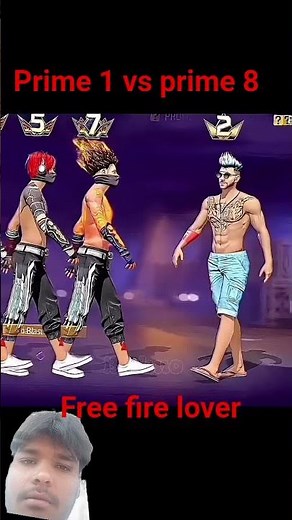 prime 1 vs prime 8 #freefire #ff #freefiremax #garenafreefire #trustonallah #ffxvpocketedition #ffio
