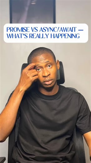 Code With Eric | If async JavaScript ever felt like magic to you, that’s a red flag. Promises don’t do async work. The browser does. async/await doesn’t... | Instagram